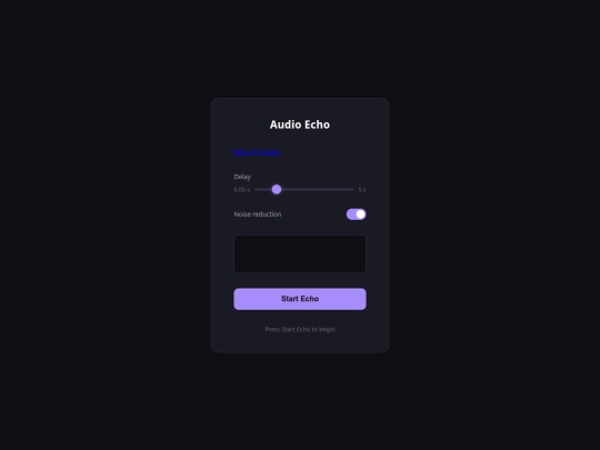 echo screenshot