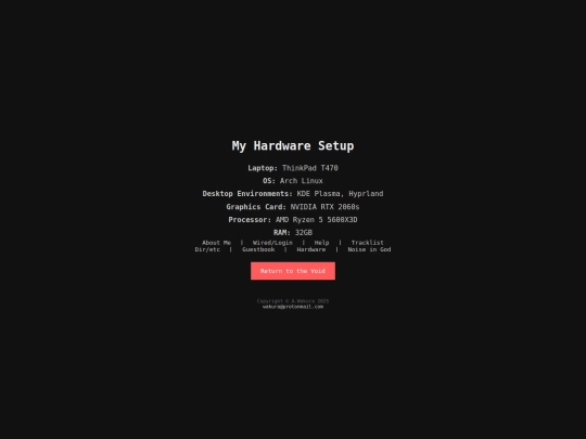 hardware screenshot