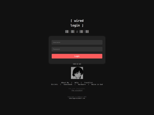 login screenshot