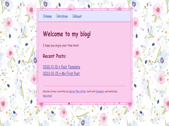 index screenshot