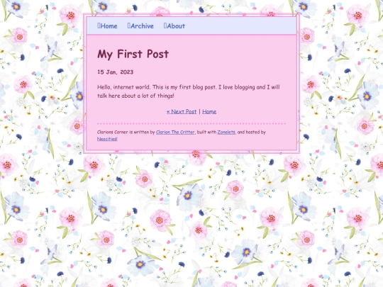 posts/2023-01-15-My-First-Post screenshot