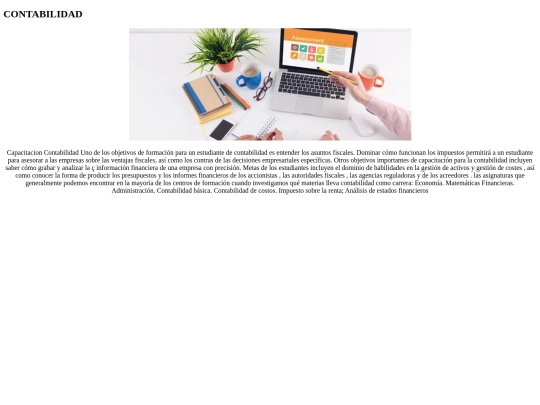 Trabajo de html/contabilidad screenshot