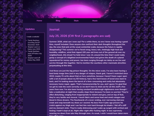 blog screenshot