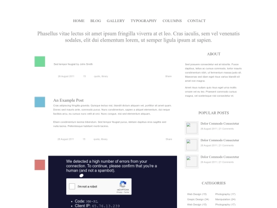 blog screenshot