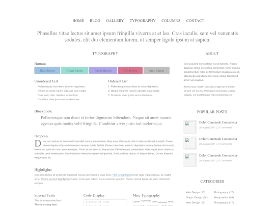 typography screenshot