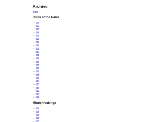 archive screenshot