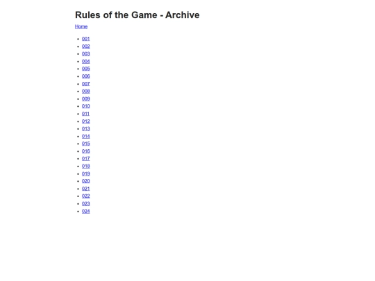 rulesofthegame/archive screenshot