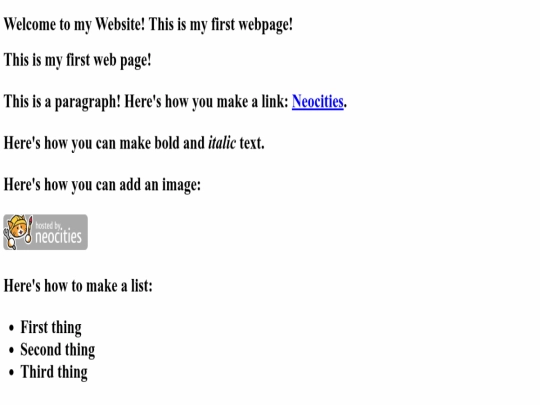 index screenshot