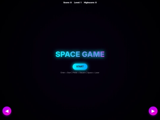spacegame screenshot