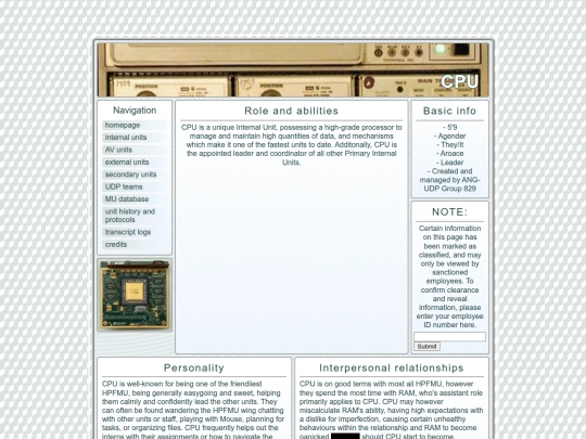 CPU screenshot