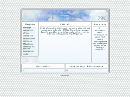 PSU screenshot