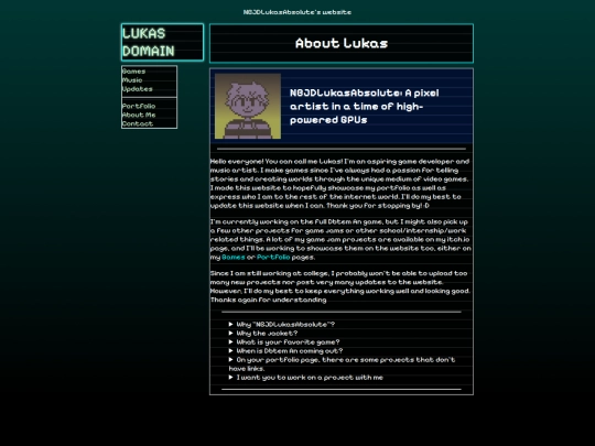 AboutMe screenshot