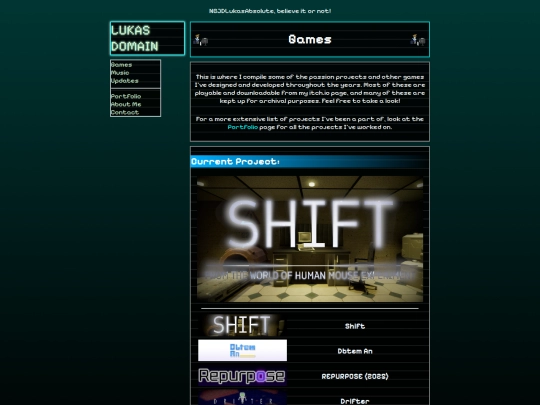 Games screenshot