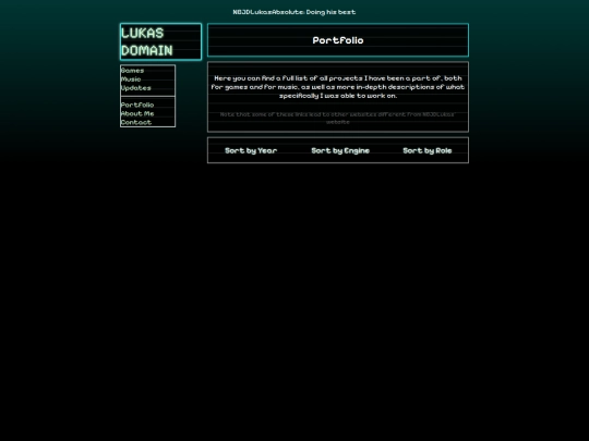 Portfolio screenshot