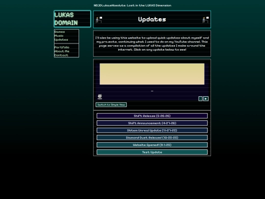 Updates screenshot
