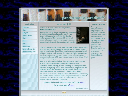 aboutme screenshot