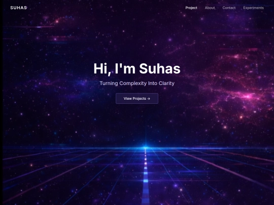 Homepage screenshot