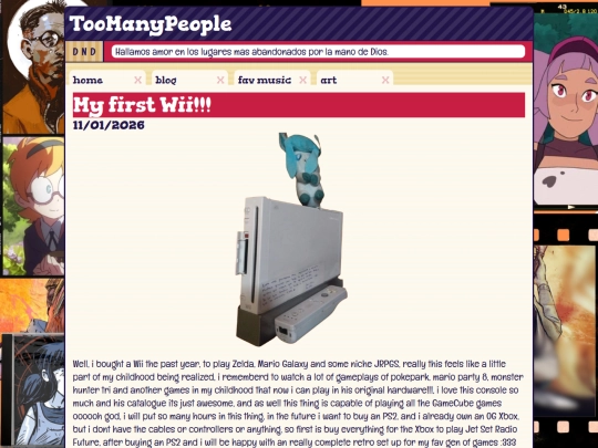blog screenshot