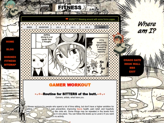 fitness/gamer screenshot