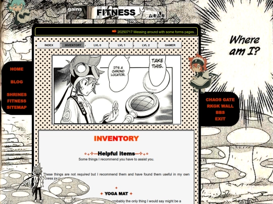 fitness/inventory screenshot