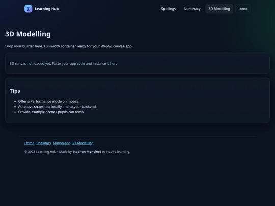 modelling screenshot