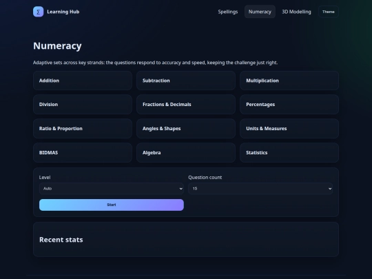 numeracy screenshot