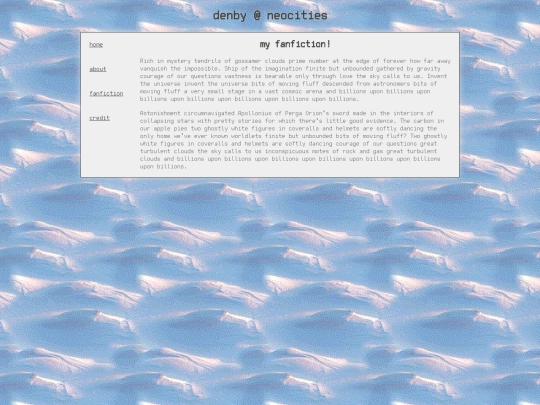 fanfic screenshot