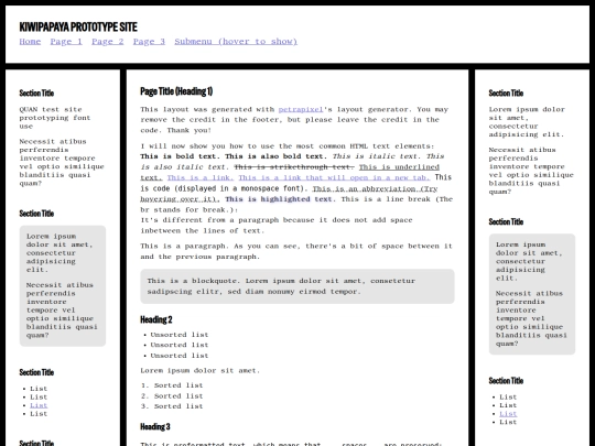 index screenshot