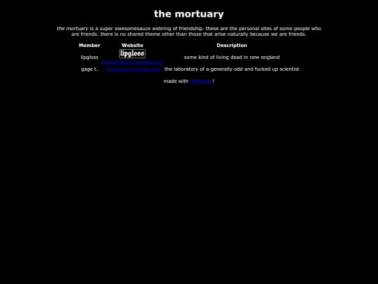 webring screenshot