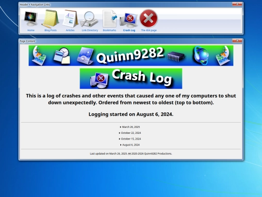crash-log screenshot