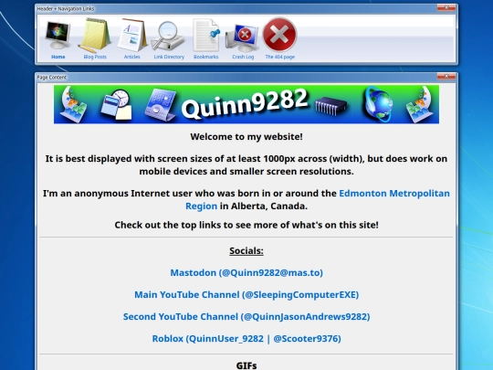 index screenshot