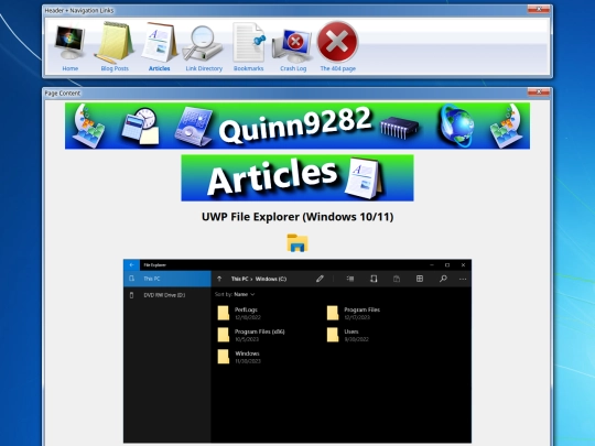 uwp-file-explorer screenshot