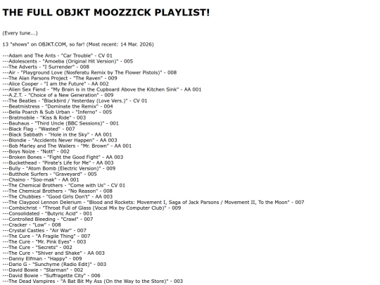 audio-full-list screenshot