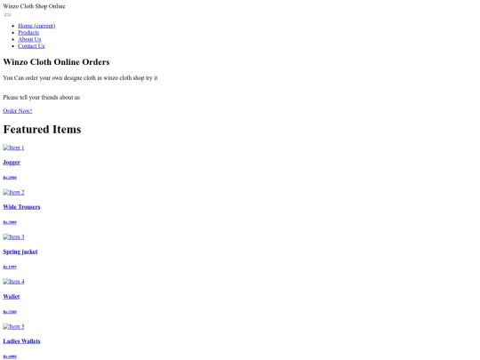 index screenshot