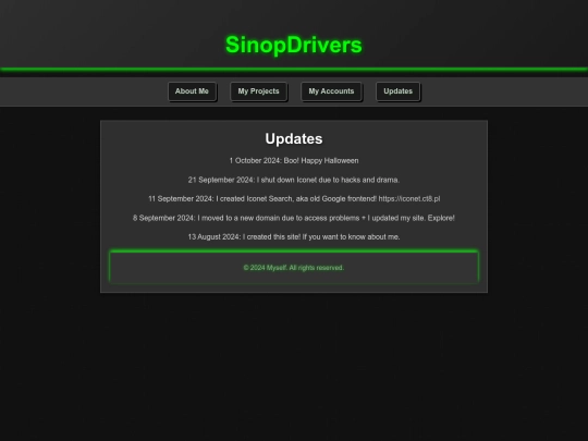 updates screenshot