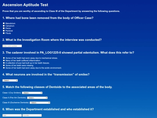 query screenshot