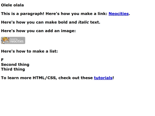 index screenshot