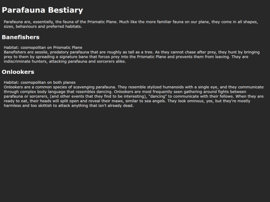 Glittering Sight/gsbestiary screenshot
