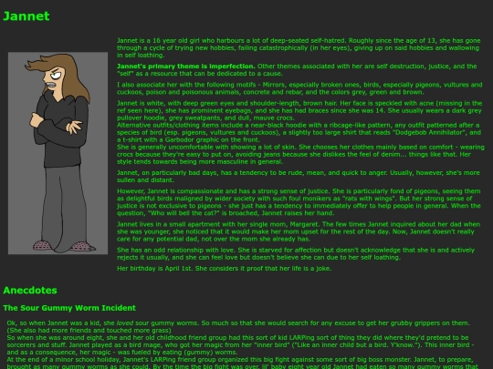 OCs/Jannet screenshot