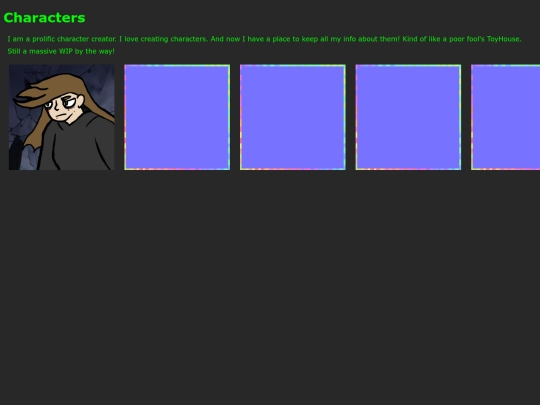 OCs/characterindex screenshot