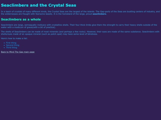 Seaclimbers screenshot