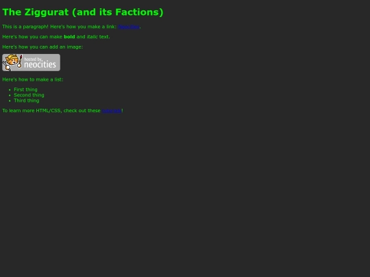 Ziggurat screenshot