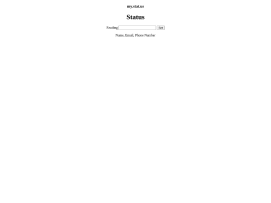 Backupdata/my.stat.us screenshot