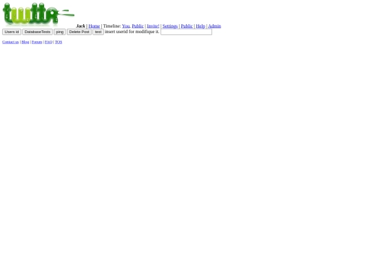 admin screenshot