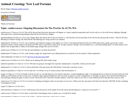OngoingProwlerDiscussion screenshot