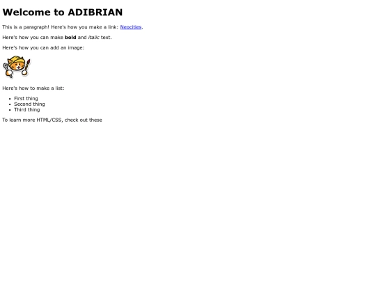 index screenshot