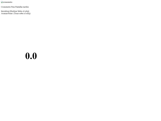 cronometro screenshot