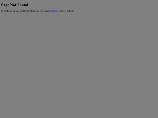 not_found screenshot