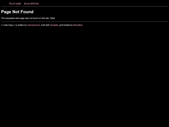 blog/not_found screenshot