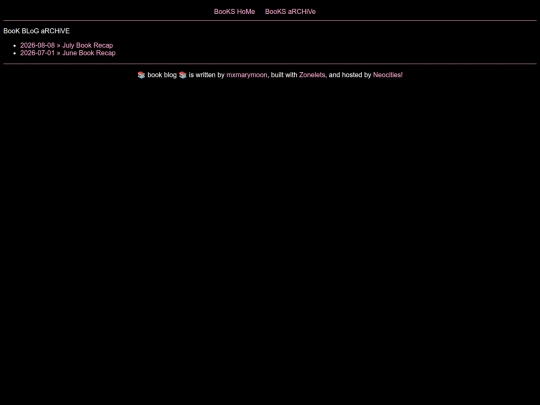 books/archive screenshot